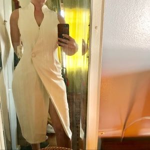 NWOT Elegant silk midi dress/ PATRICK petite sz 12